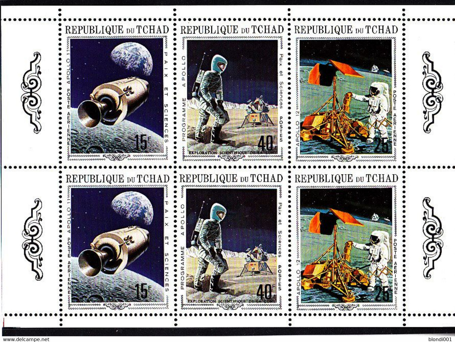 SPACE - CHAD - Sheet MNH - Collections