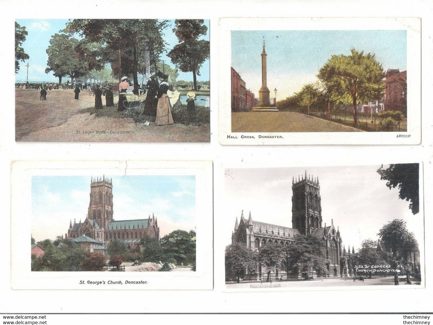 FOUR OLD POSTCARDS OF DONCASTER SOUTH  YORKSHIRE - Other & Unclassified