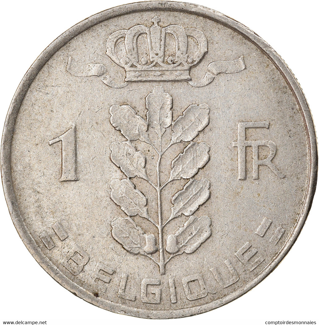 Monnaie, Belgique, Franc, 1951, TB+, Copper-nickel, KM:143.1 - 1 Franc