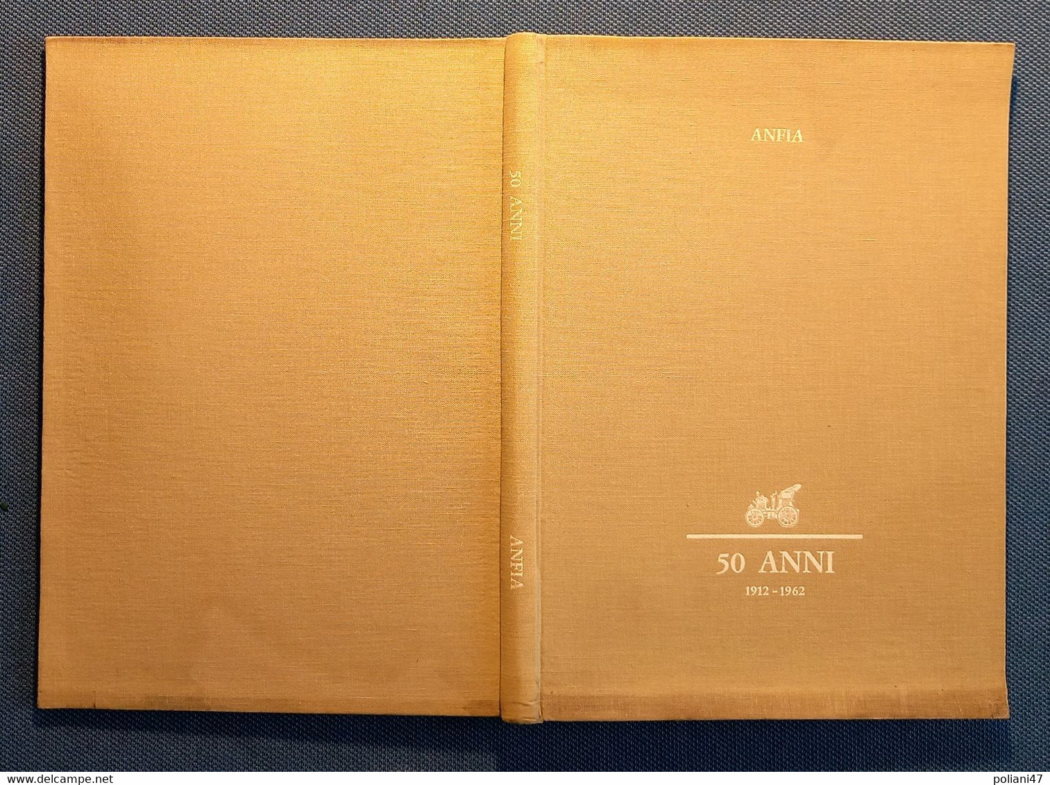 0542 "L'ASS.NE NAZ.LE FRA INDUSTRIE AUTOMOBILISTICHE - ANFIA - 50 ANNI - 1912/1962" MONOGRAFIA ORGANIZ.NE CATEGORIA - Motoren