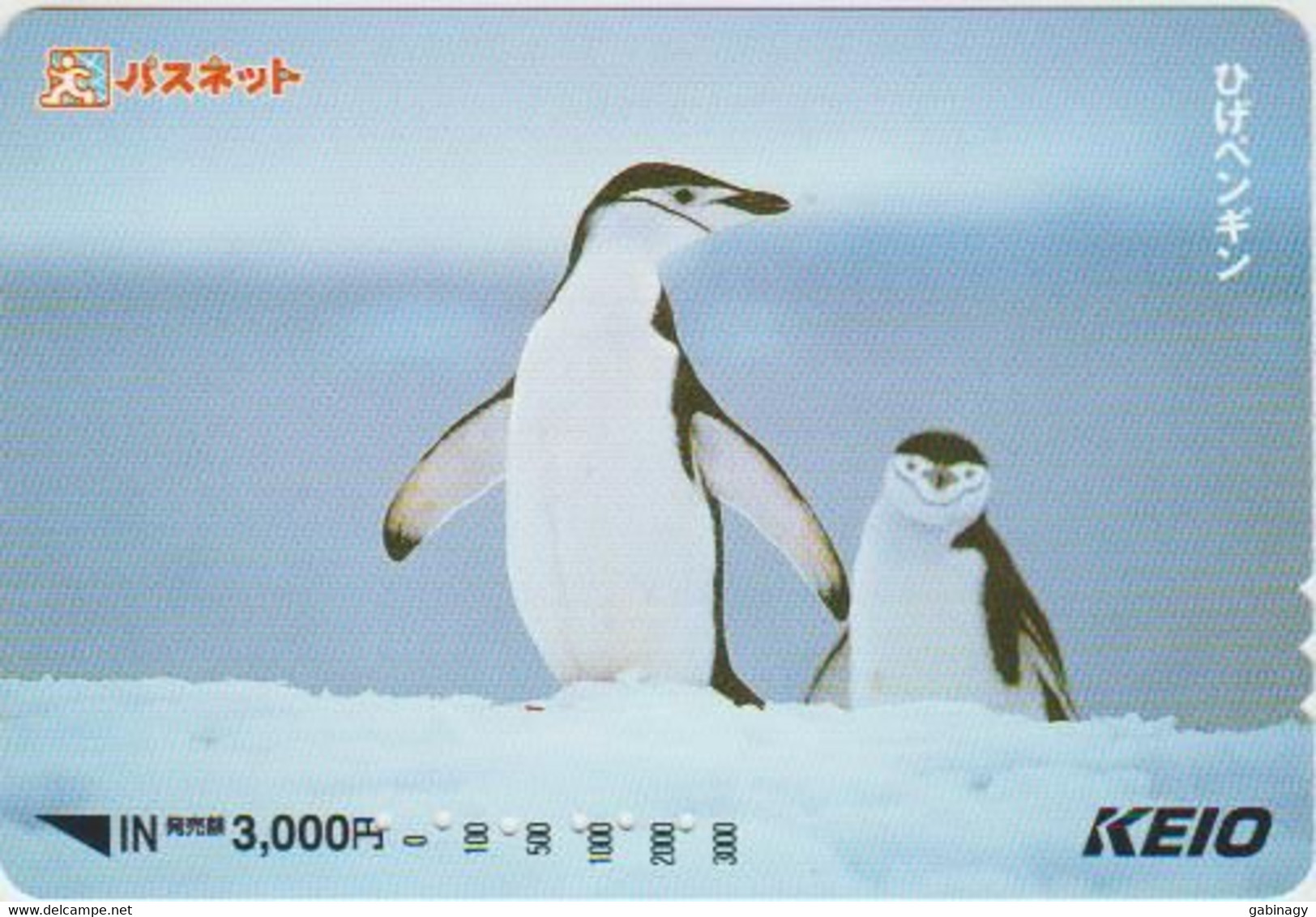 BIRDS - JAPAN - H1977 - Pinguins - PREPAID - Pingueinos