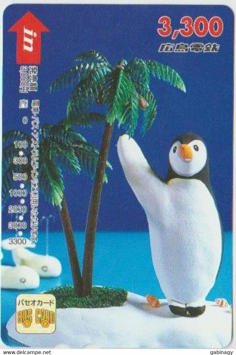 BIRDS - JAPAN - H1982 - Pinguins - PREPAID - Pingueinos