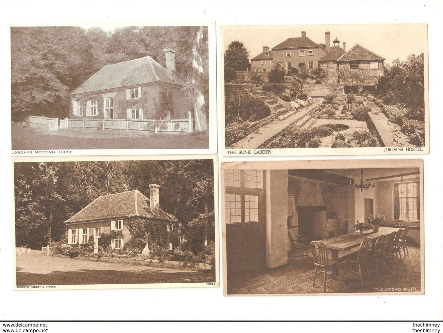 TEN POSTCARDS OF JORDANS HOSTEL MEETING PLACE TOPIARY ETC BERKSHIRE - Altri & Non Classificati