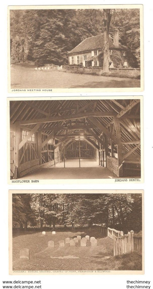 TEN POSTCARDS OF JORDANS HOSTEL MEETING PLACE TOPIARY ETC BERKSHIRE - Altri & Non Classificati