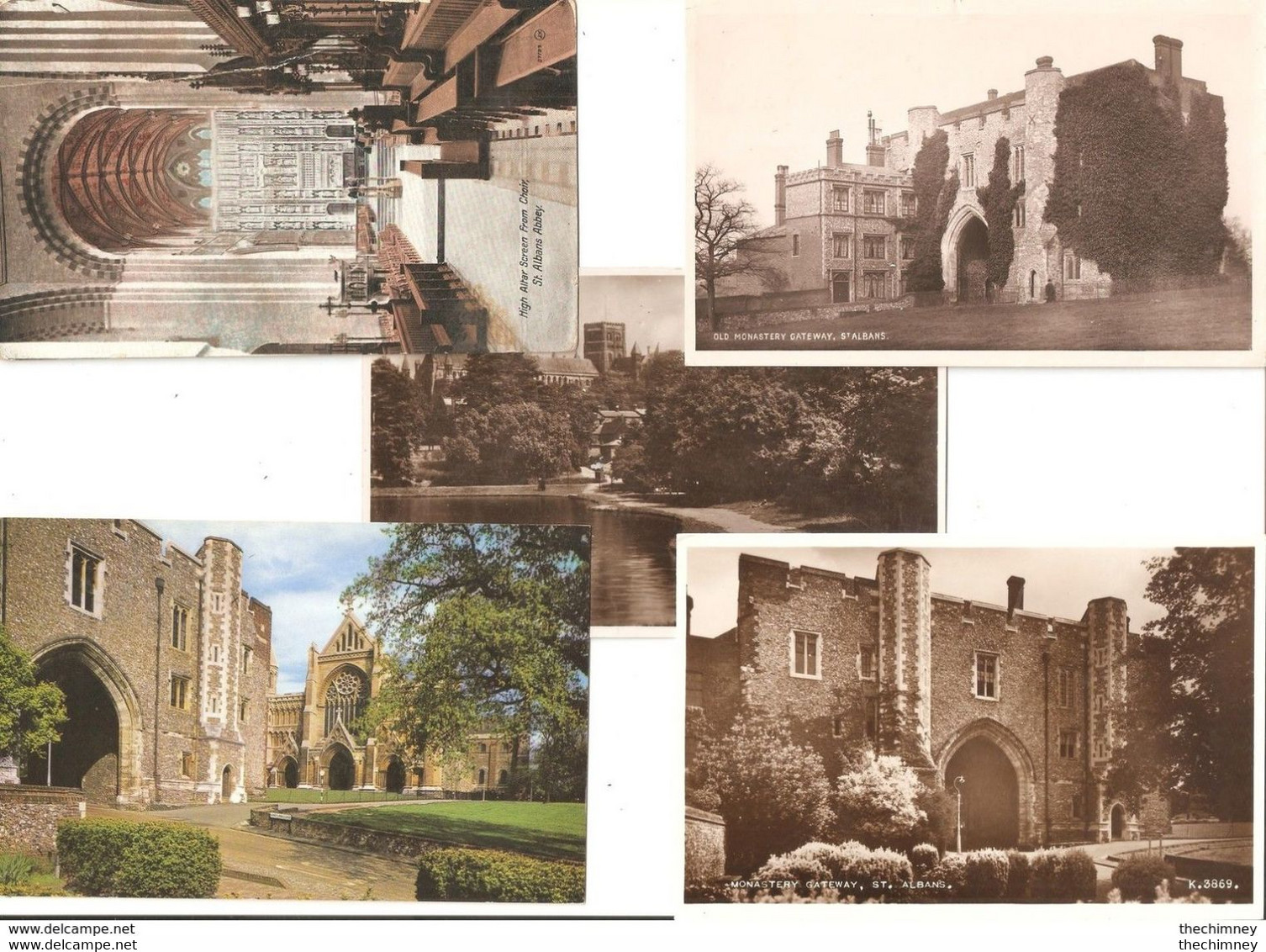 FIVE ST.ALBANS HERTFORDSHIRE POSTCARDS - Hertfordshire