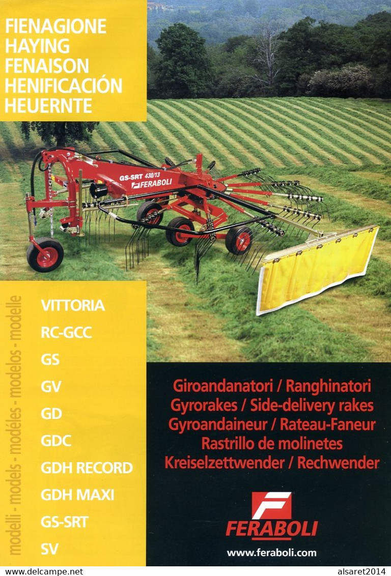 FERABOLI " GIROANDANATORI/RANGHINATORI Mod.VITTORIA-RC-GCC-GS-GV-GDC-GDH RECORD" - Pubblicitari