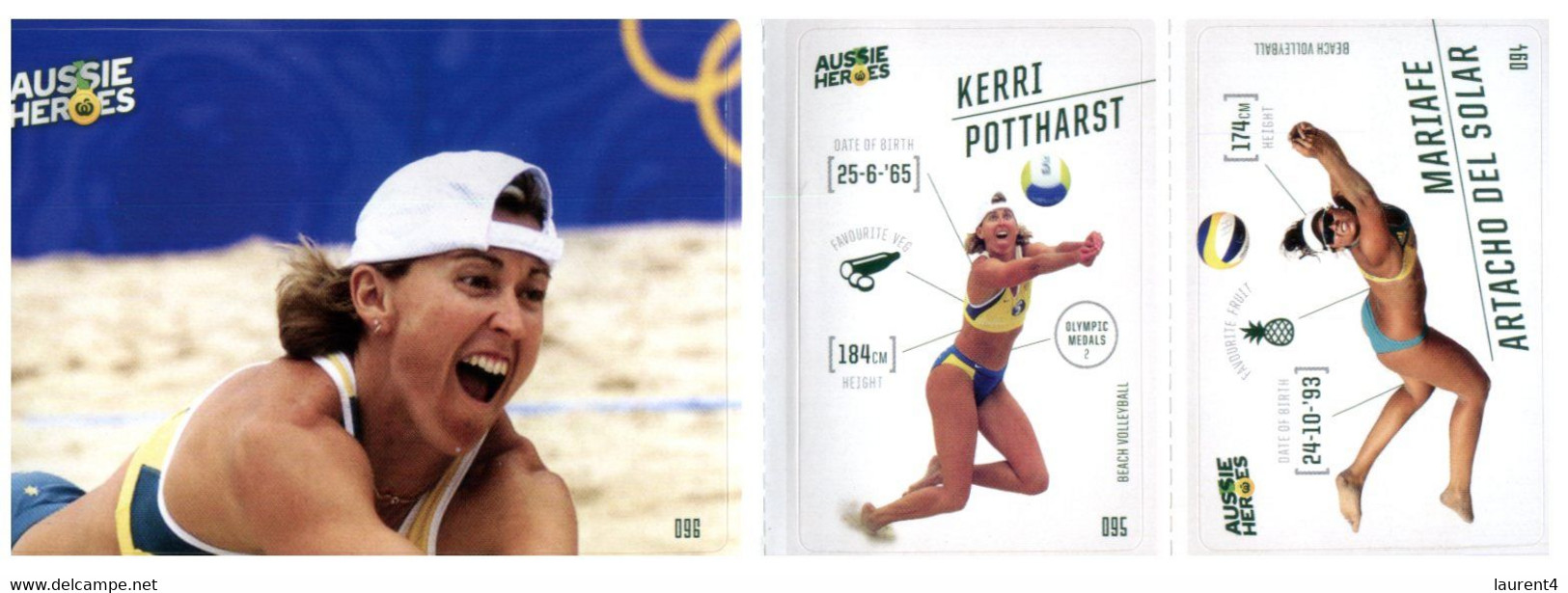 (XX 5) Australian Aussie Heroes - Olympic & Paralympic Games 2020 (part Of Collectable Supermarket) Beach Volleyball - Handbal