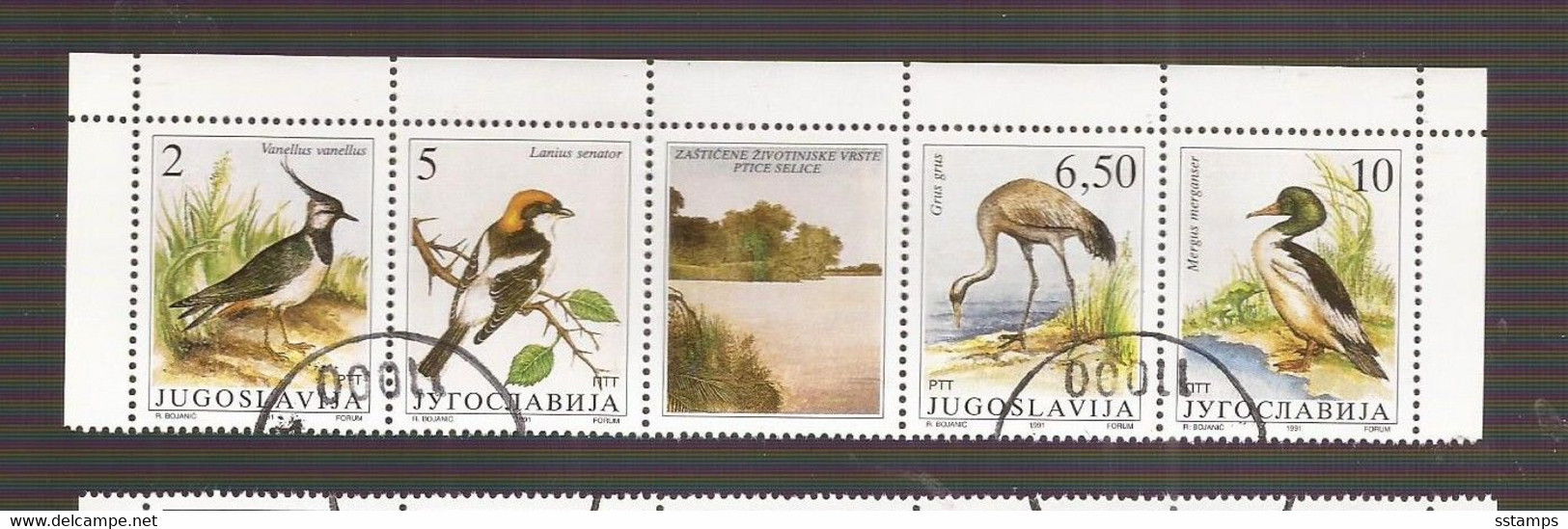 1991 2463.-66  AUSVERKAUF  JUGOSLAVIJA OSLAWIEN WWF BIRDS VOEGEL USED - Oblitérés