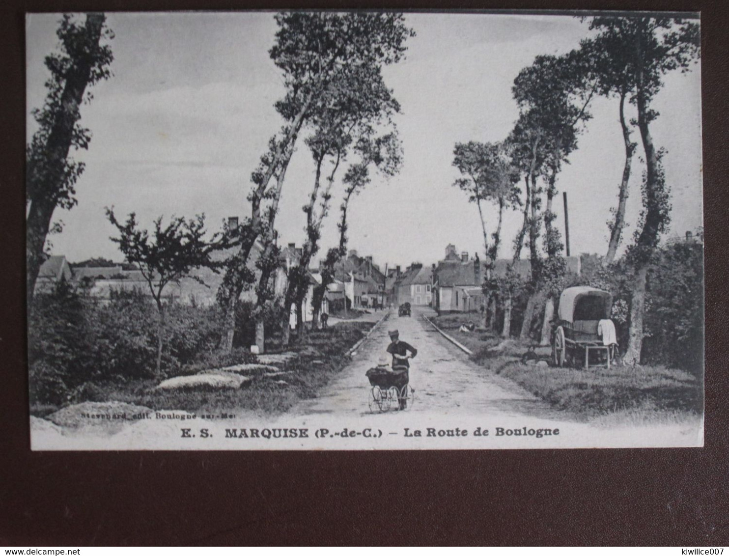 Cpa  62 MARQUISE / La Route De Boulogne - Marquise