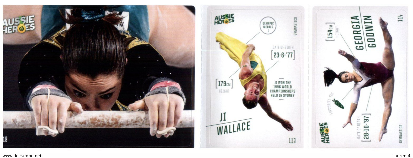 (XX 5) Australian Aussie Heroes - Olympic & Paralympic Games 2020 (part Of Collectable Supermarket) Gymnastics - Gymnastique