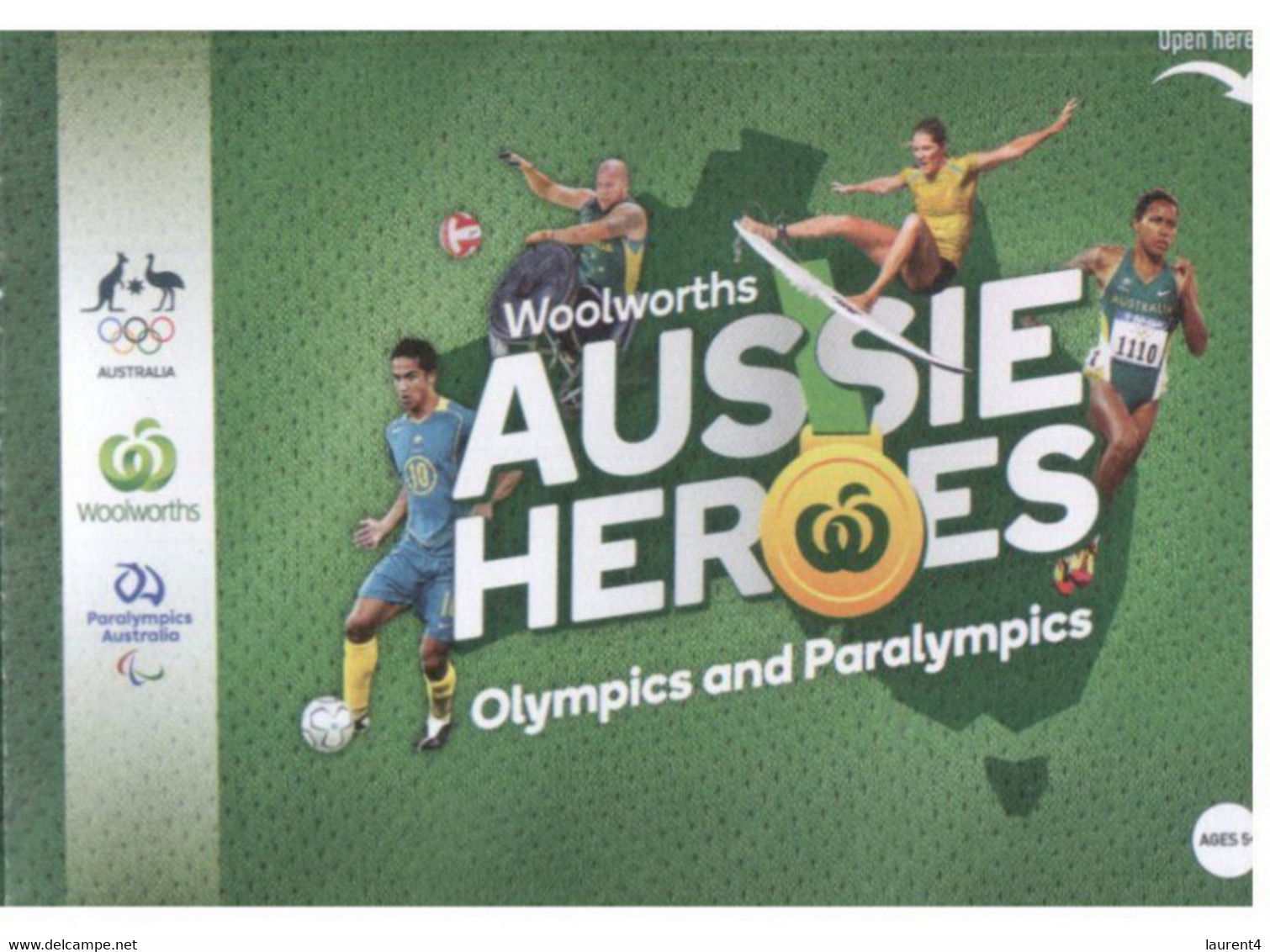 (XX 5) Australian Aussie Heroes - Olympic & Paralympic Games 2020 (part Of Collectable Supermarket) Swimming - Natation