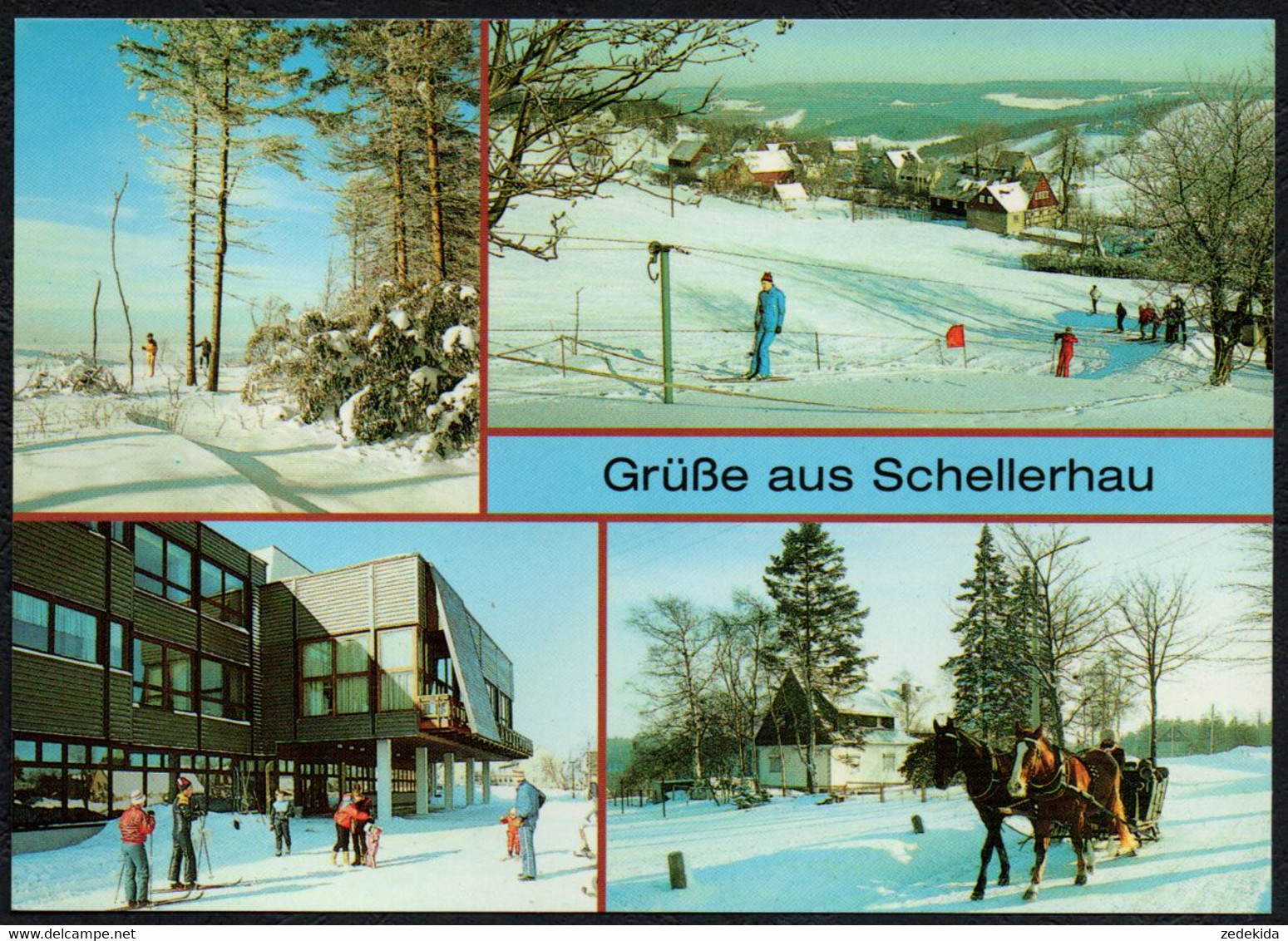 F2893 - TOP Schellerhau FDGB Heim Otto Buchwitz - Bild Und Heimat Reichenbach - Schellerhau