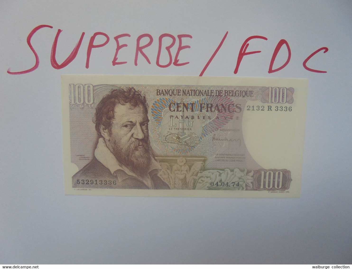 +++ 100 FRANCS 1974+++QUALITE SUPERBE/FDC (B.24) - 100 Francs