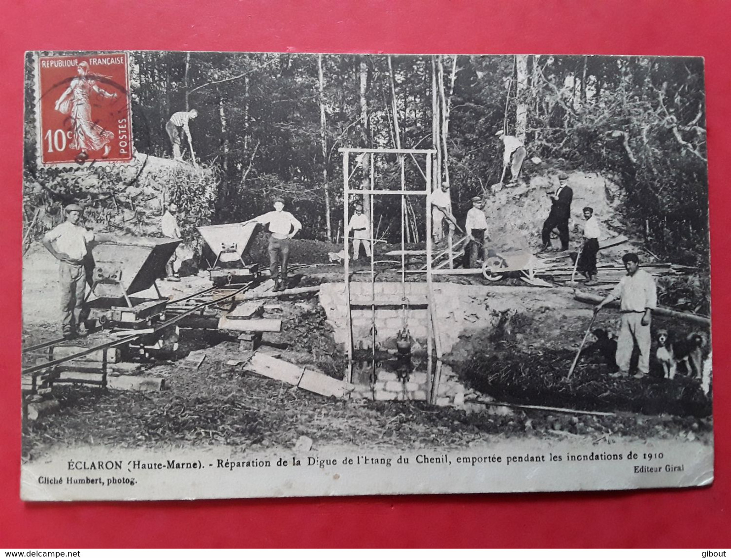 ECLARON      REPARATION DE LA DIGUE DE L ETANG  DU CHENIL - Autres & Non Classés