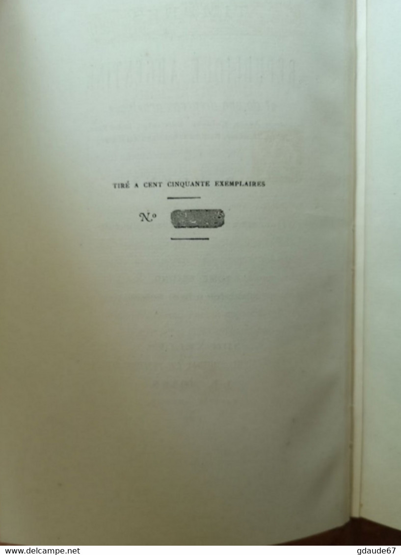 LIVRE RARE (TIRE à 150 Ex.) - TIMBRES DE LA REPUBLIQUE D'ARGENTINE J-B MOENS TOME SECOND 1882 ILLUSTRE DE 90 GRAVURES - Philatelie Und Postgeschichte