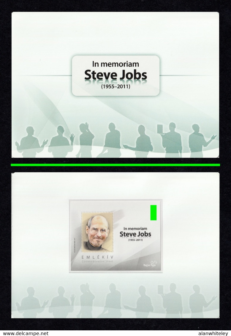 HUNGARY 2011 Steve Jobs Commemoration: Presentation Pack UM/MNH - Foglietto Ricordo