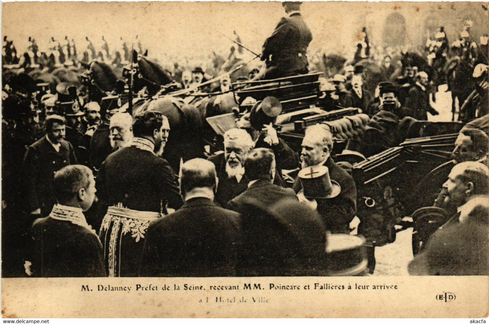CPA PARIS 4e Delannay Prefet De La Seine, Poncare Et Fallieres (464259) - Receptions