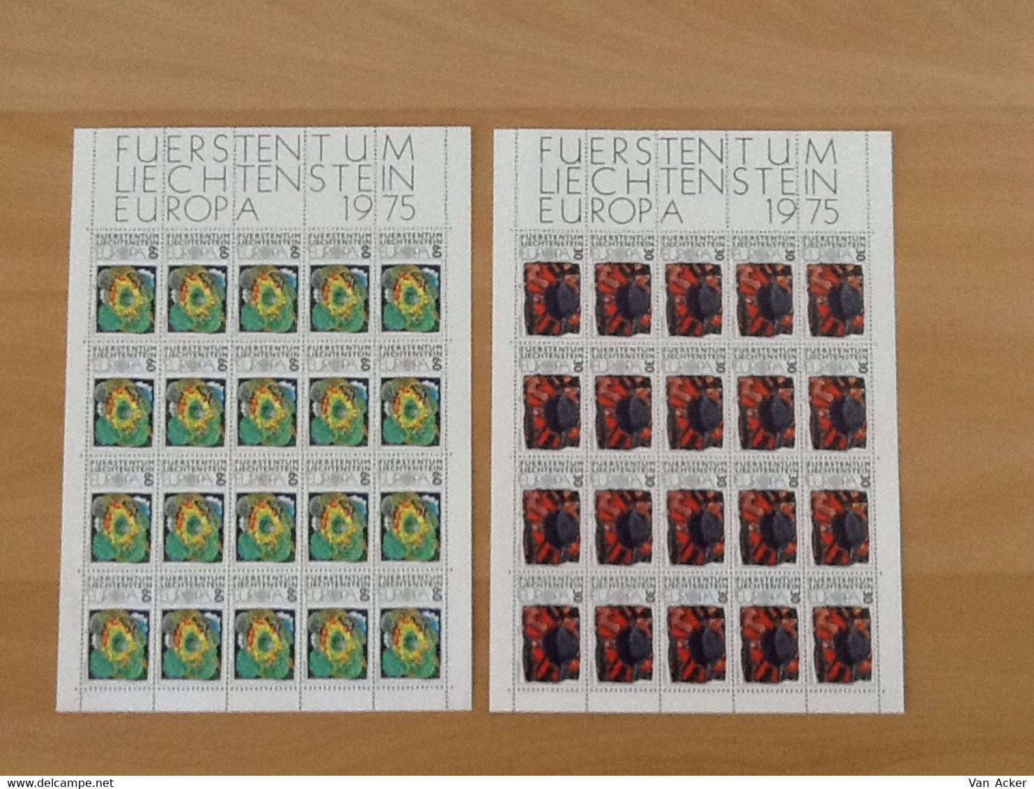 Liechtenstein Mi.623/624 ** Europa 1975. - Ongebruikt