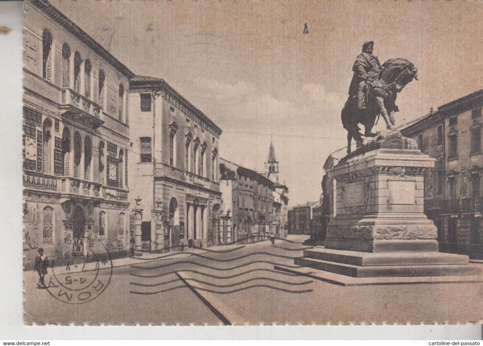 ROVIGO PIAZZA GARIBALDI  VG  1955 - Rovigo