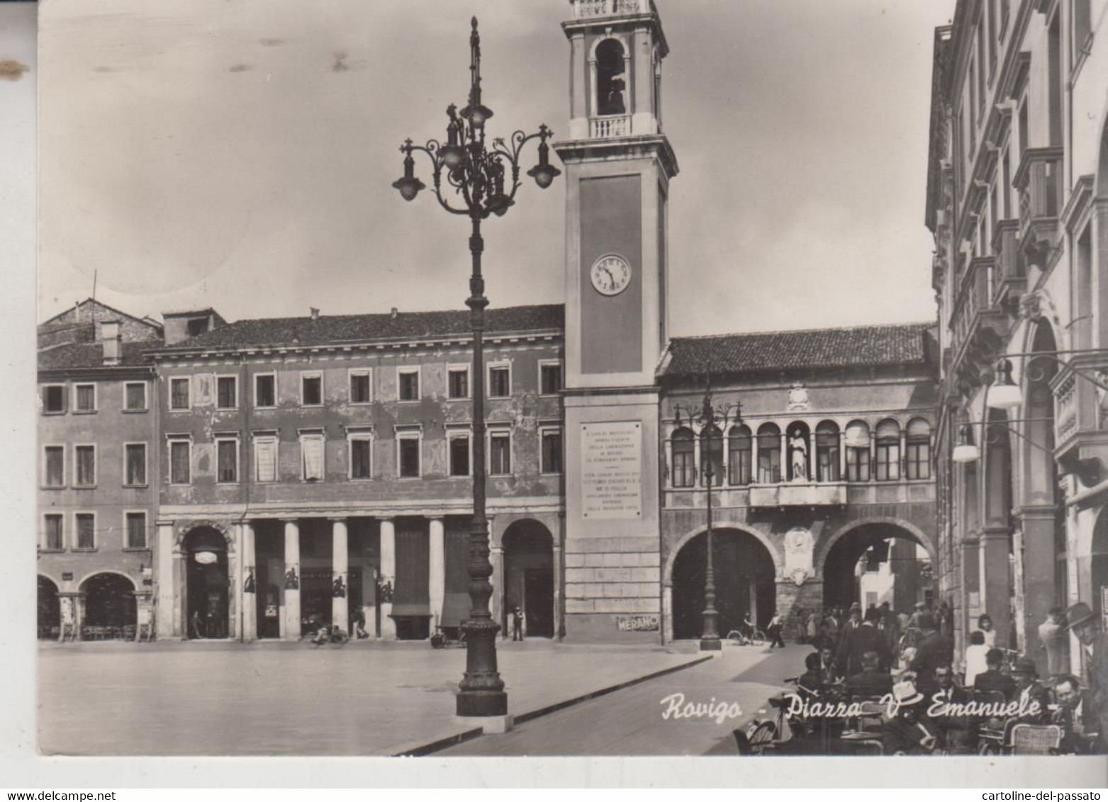 ROVIGO PIAZZA VITTORIO EMANUELE   VG  1954 - Rovigo