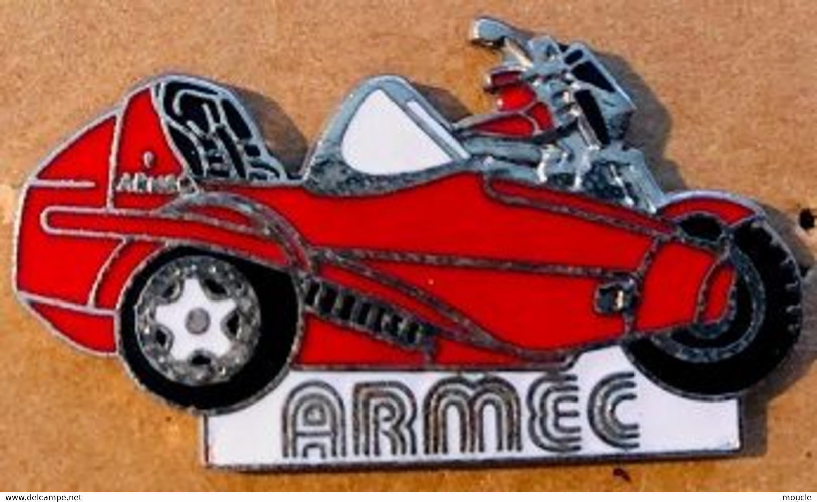 MOTO - SIDECAR - ROUGE - ARMEC - EGF - MOTORBIKE - MOTORRAD - BEIWAGEN - COCHE LATERAL  - (27) - Motos