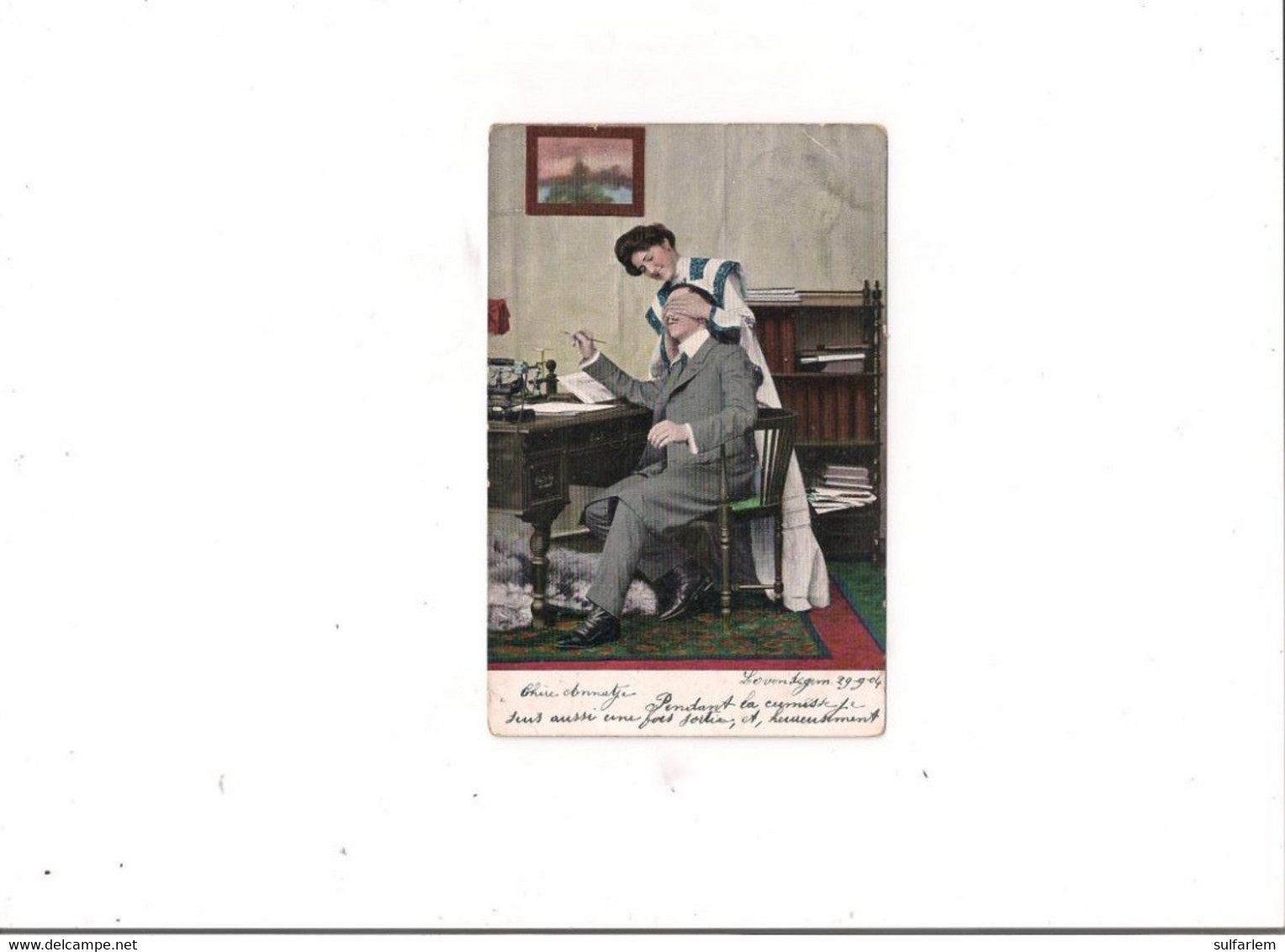 Belgique Carte Postale Oblitération  LOVENDEGEM 1904 - Lovendegem