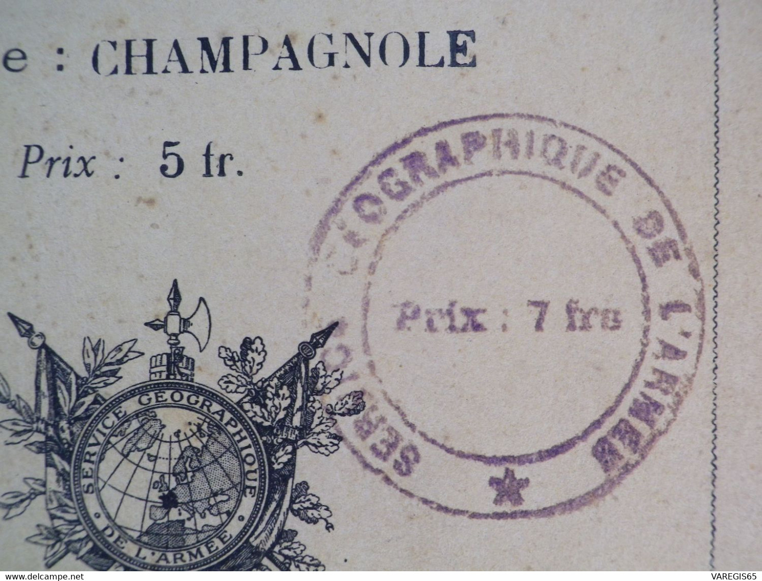 CHAMPAGNOLE - XXXIII 26 - CARTE DE FRANCE TYPE 1922 - MINISTERE DE LA GUERRE - SERVICE GEOGRAPHIQUE DE L' ARMEE 1931