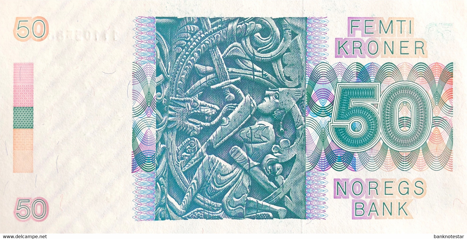 Norway 50 Kroner, P-42e (1990) - UNC - Norway