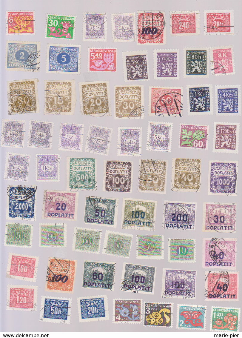 Timbres TCHECOSLOVAQUIE - Timbres De Service Et Taxe - Official Stamps