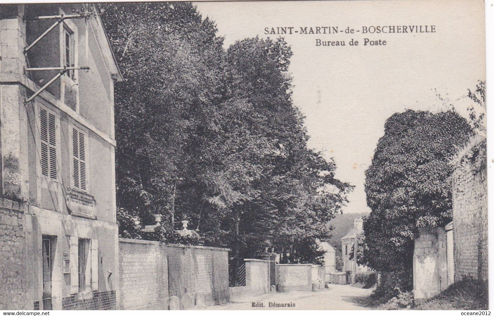 76 Saint Martin De Boscherville. Bureau De Poste - Saint-Martin-de-Boscherville