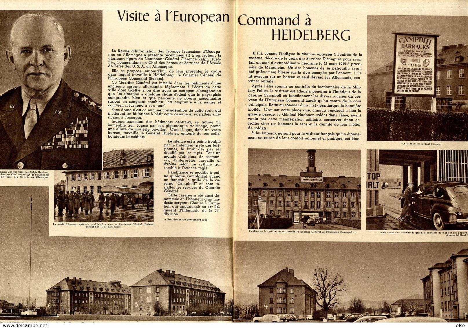 REVUE D INFORMATION DES TROUPES FRANCAISES D OCCUPATION EN ALLEMAGNE  N° 40 1949  -  39  PAGES - War 1939-45
