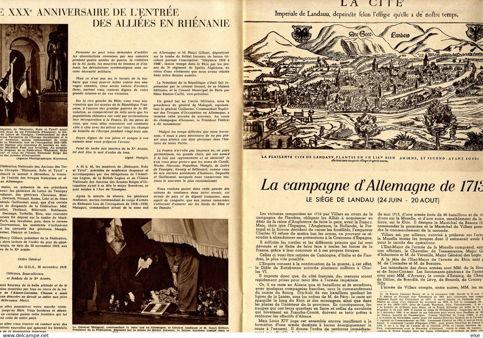 REVUE D INFORMATION DES TROUPES FRANCAISES D OCCUPATION EN ALLEMAGNE  N° 40 1949  -  39  PAGES - War 1939-45