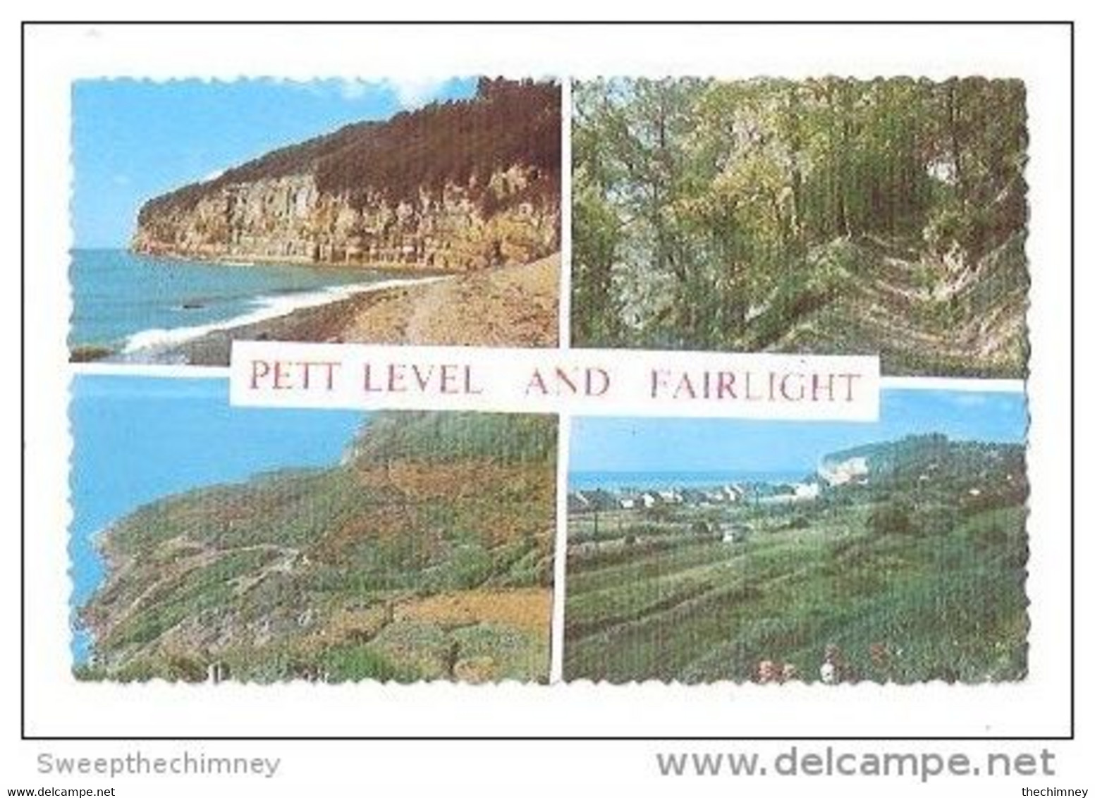 RP PETT LEVEL& FAIRLIGHT MULTIVIEW  Nr Hastings Sussex  Postcard - Autres & Non Classés