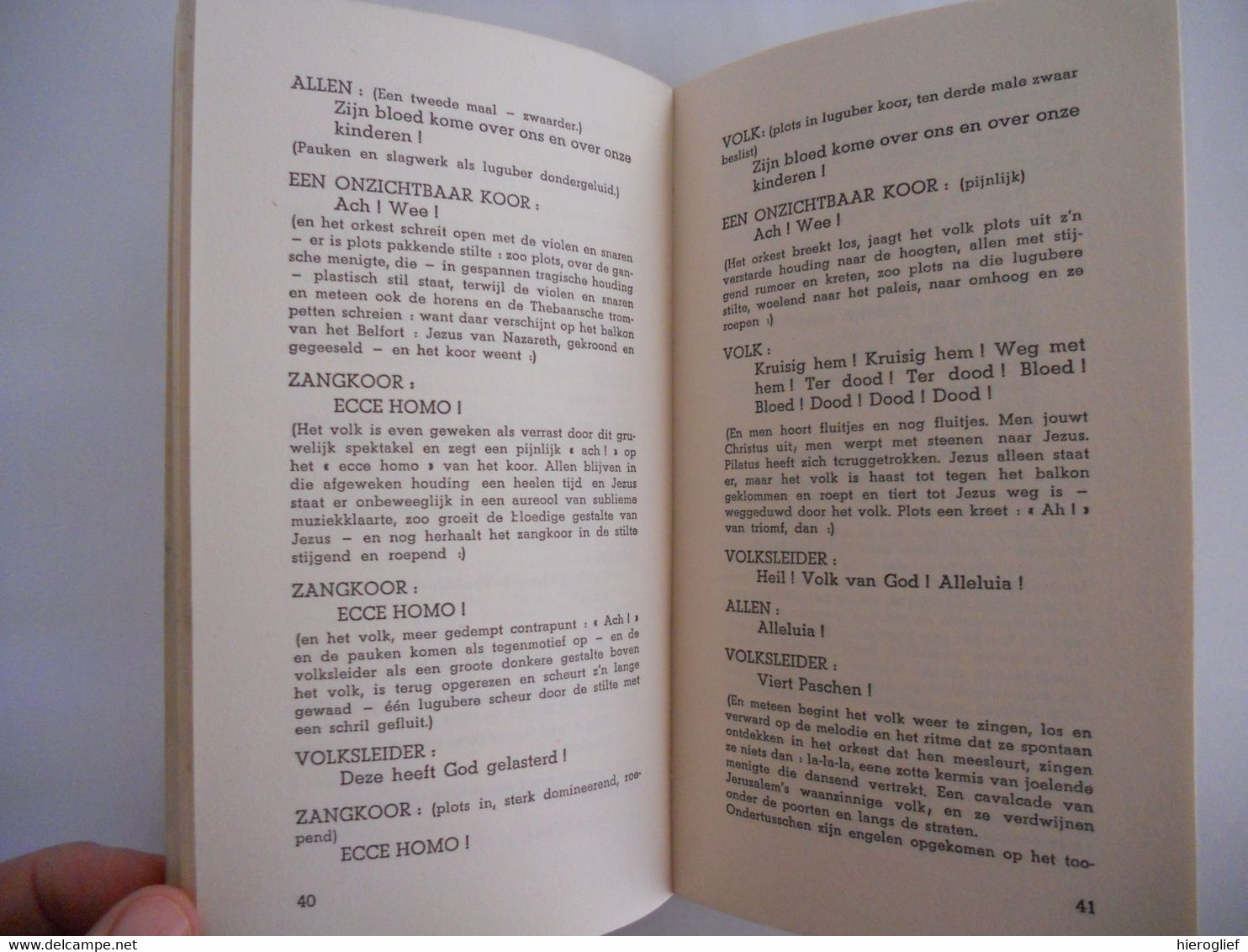 SANGUIS CHRISTI - Het Spel Van Het HEILIG BLOED Van Brugge 1938 Scenario Jozef Boon Arthur Meulemans Anton Van De Velde - Histoire