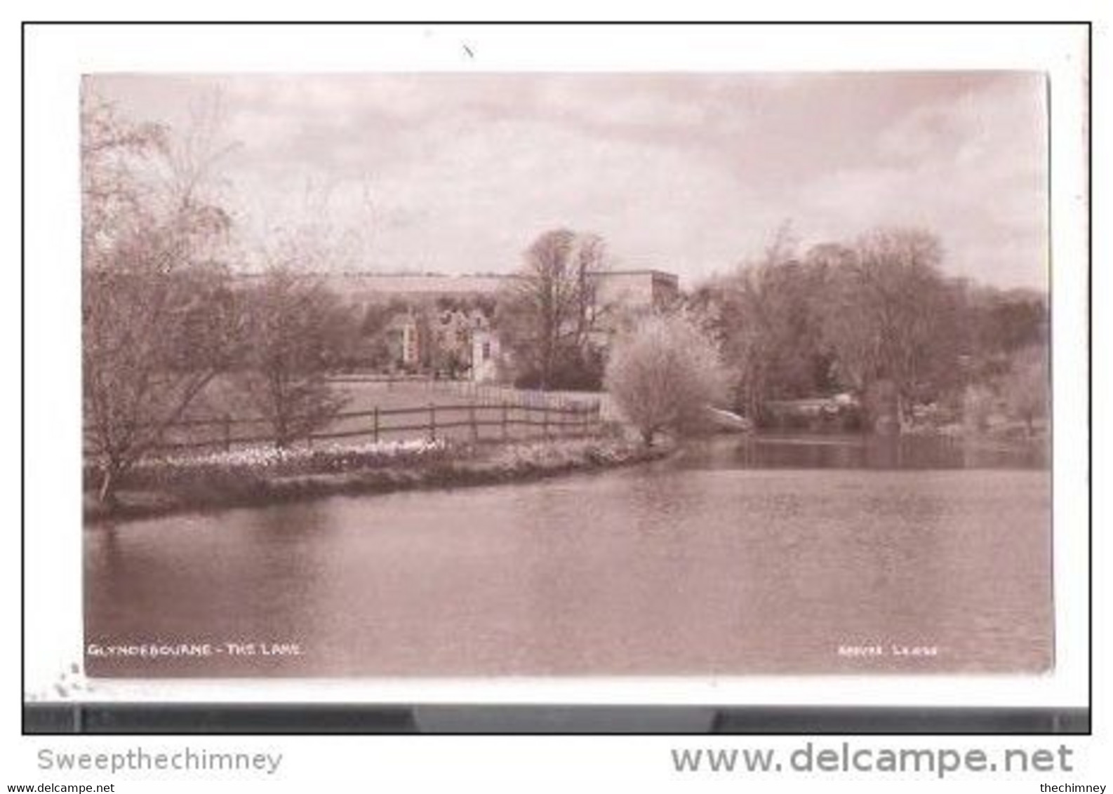 RP Postcard Showing OPERA HOUSE The Lake At Glyndebourne Lewes Sussex UNUSED BY REEVES OF LEWES - Andere & Zonder Classificatie