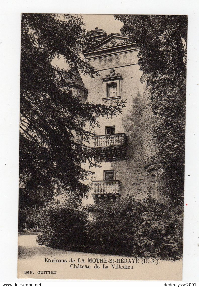 Aot21   8291175  La Mothe St Héraye  Château De La Villedieu - Saint Nicolas De La Grave