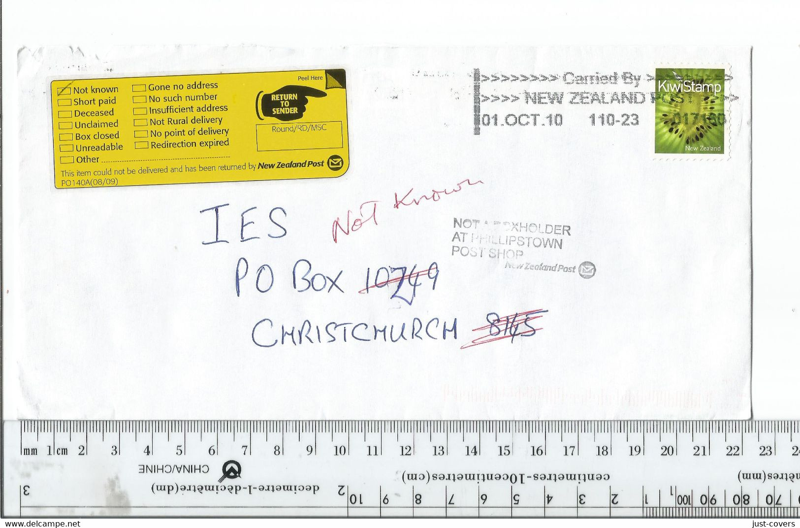 New Zealand To Christchurch See Description.................(Box 2) - Briefe U. Dokumente