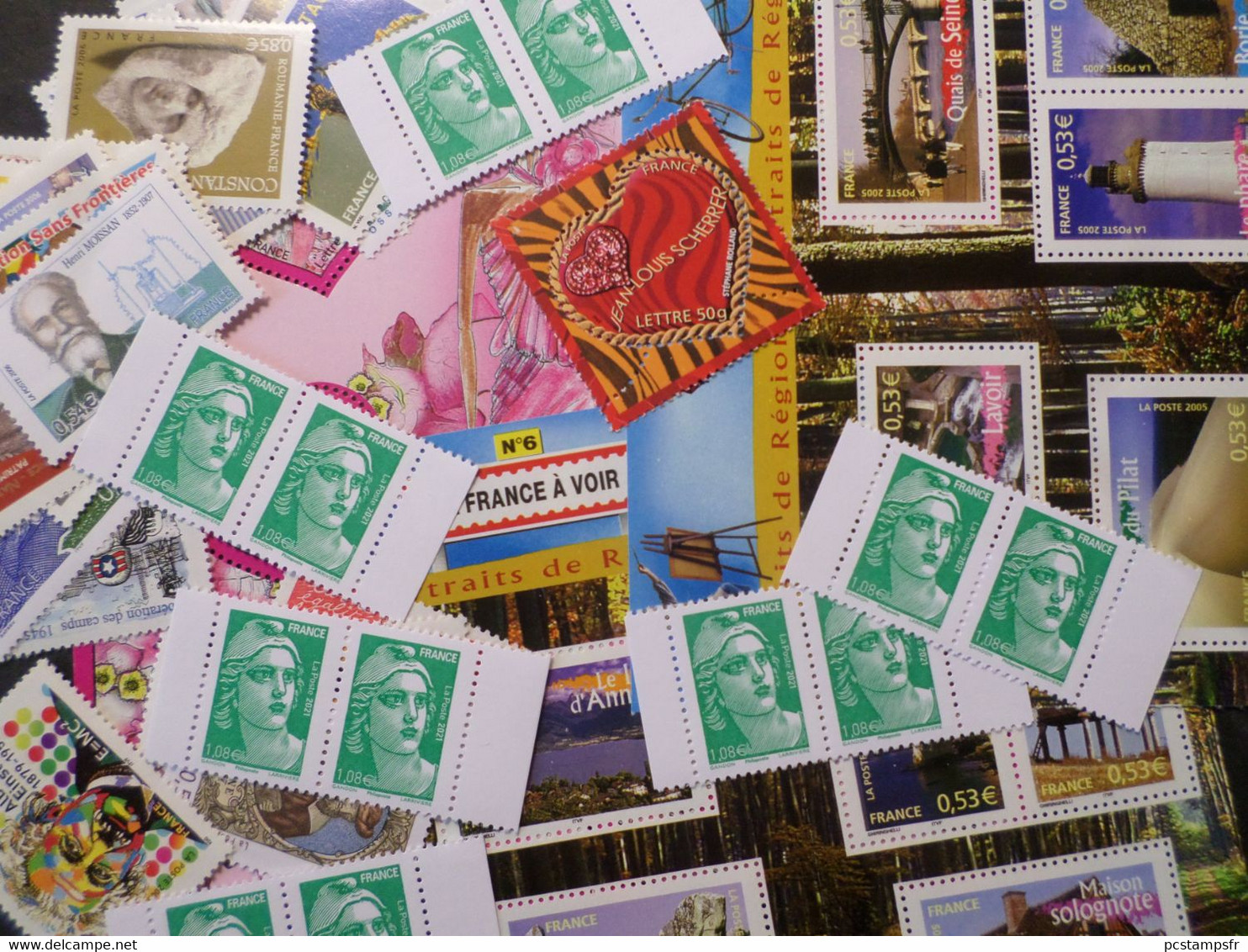 FRANCE, LOT FACIALE 200 Euro Timbres En Euro, Pour 135 EURO - Collections