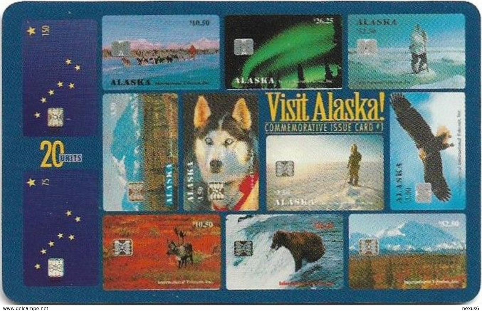 Alaska - Intl. Telecom INC - Visit Alaska, SC7, 09.1994, 20U, 15.000ex, Mint - [2] Chip Cards