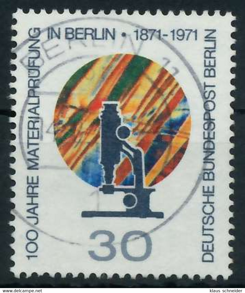 BERLIN 1971 Nr 416 Zentrisch Gestempelt X91D90E - Usati