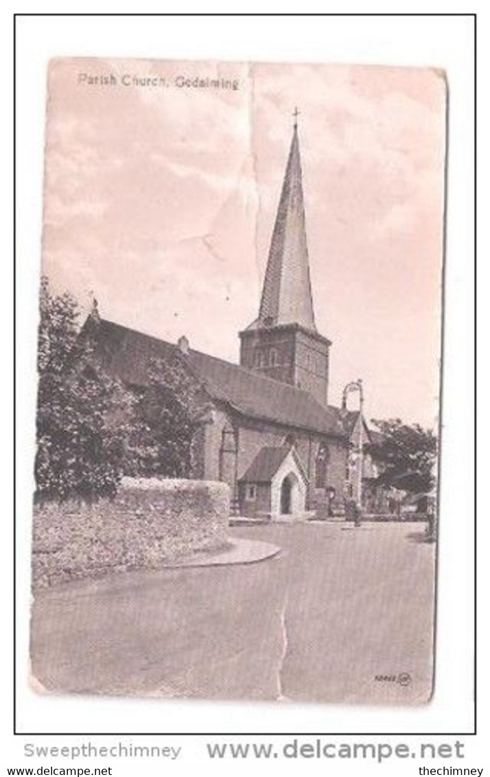 PARISH CHURCH GODALMING USED 1922 FAULTS - Andere & Zonder Classificatie
