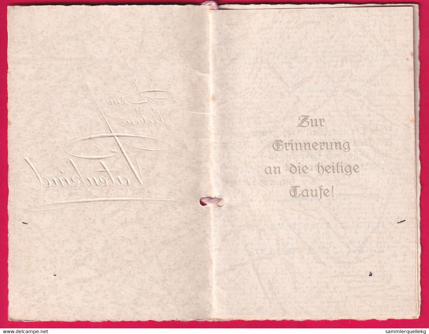 Prägekarte Aufklappbare Von 1934, Dem Lieben Partenkind - Otros & Sin Clasificación