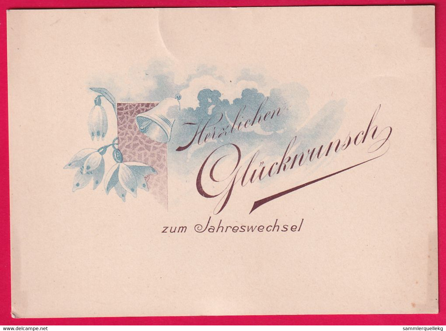 Karte - Herzlichen Glückwunsch Zum Jahreswechsel, 1900 - New Year