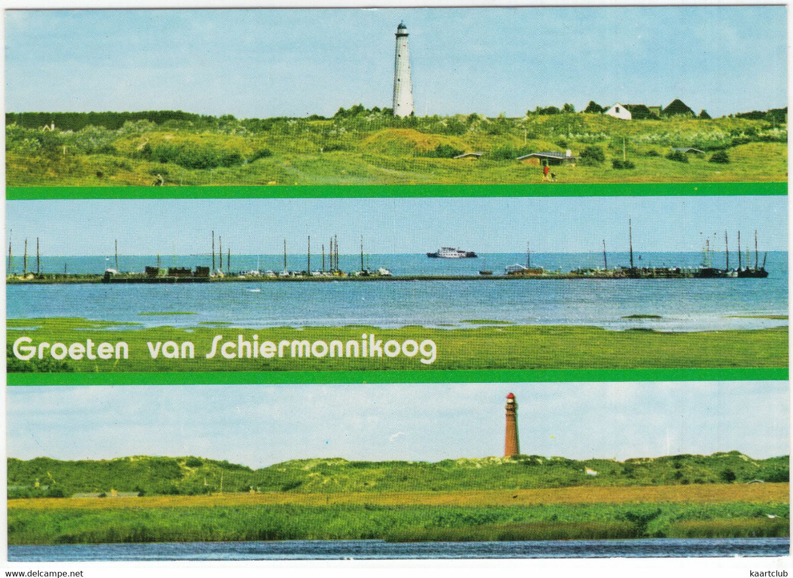 Groeten Van Schiermonnikoog - O.a. Vuur- En Watertoren - (Nederland/Holland) -L 2849- Phare / Leuchtturm / Lighthouse - Schiermonnikoog
