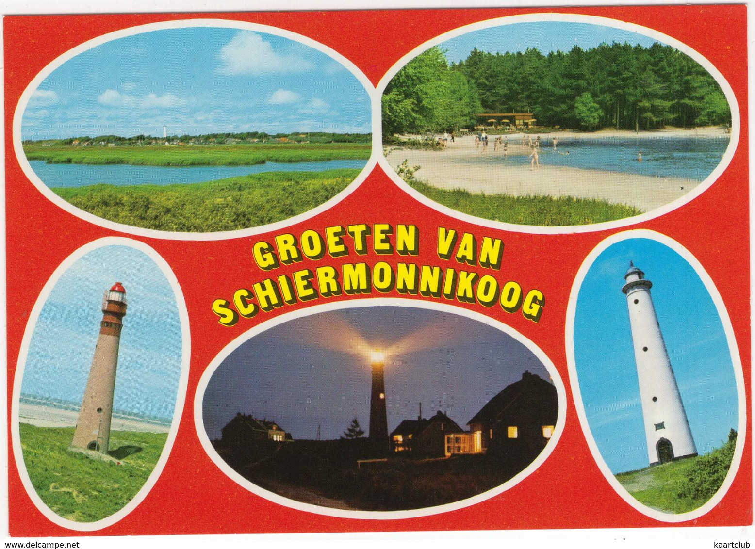 Groeten Van Schiermonnikoog - O.a. Vuurtoren, Watertoren -(Nederland/Holland)- L 5639 - Phare / Leuchtturm / Lighthouse - Schiermonnikoog