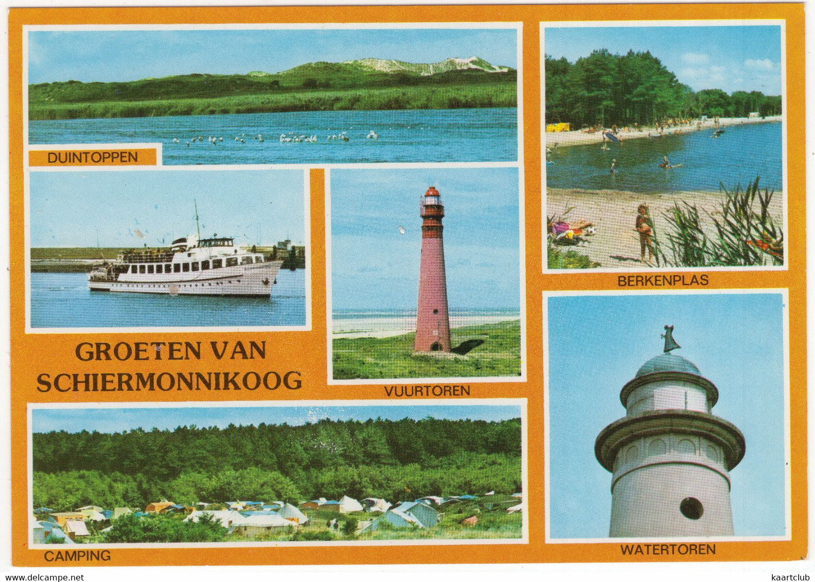 Groeten Van Schiermonnikoog - O.a. Vuurtoren, Watertoren -(Nederland/Holland)- L 5094 - Phare / Leuchtturm / Lighthouse - Schiermonnikoog