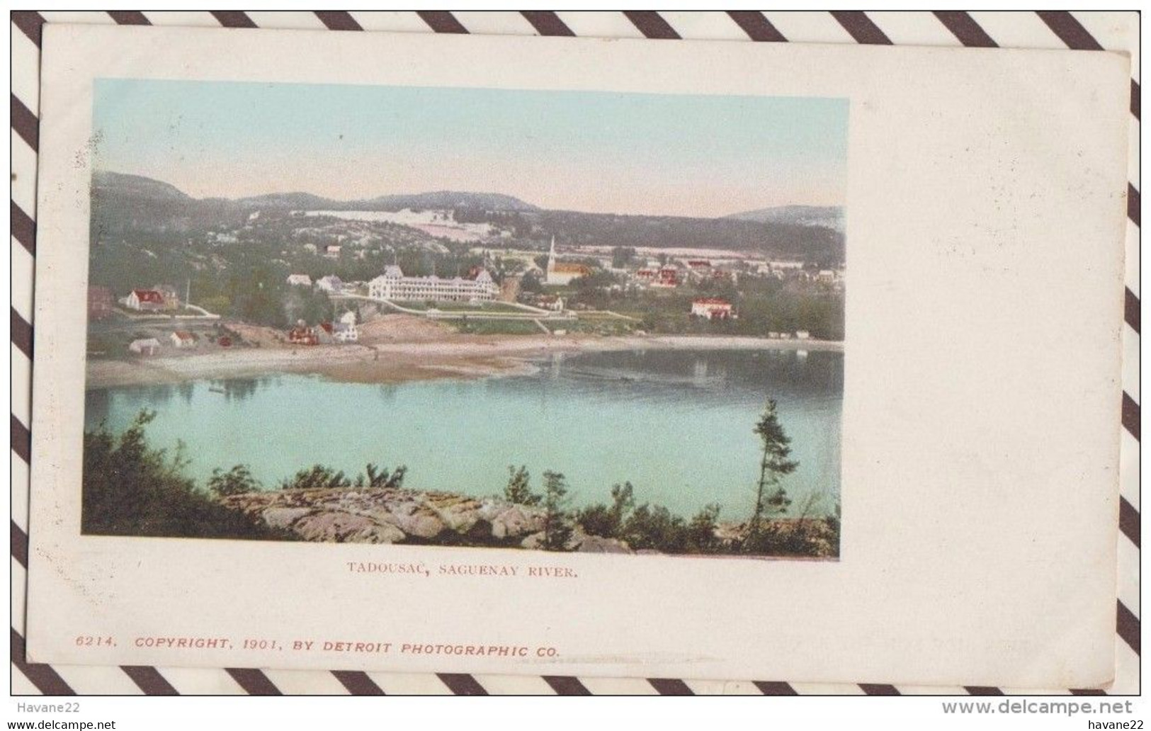 5AH2147 TADOUSAC  SAGUENAY RIVER  2 SCANS - Saguenay