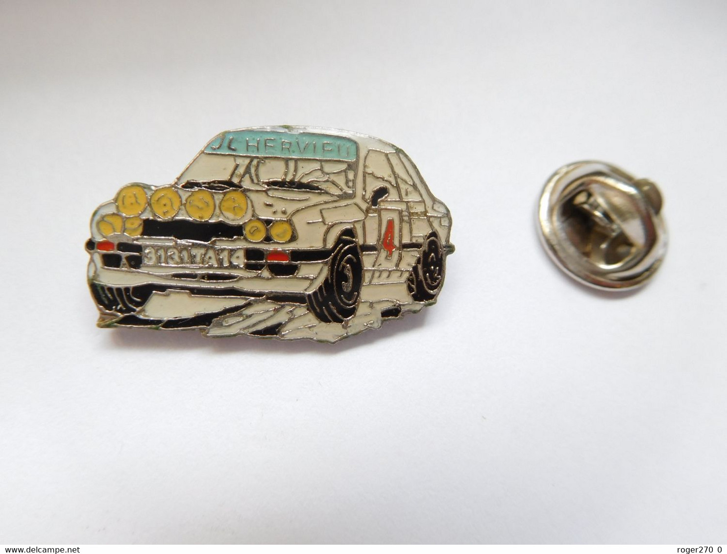 Beau Pin's Pins , Auto BMW , Rallye , Jean Louis Hervieu - BMW