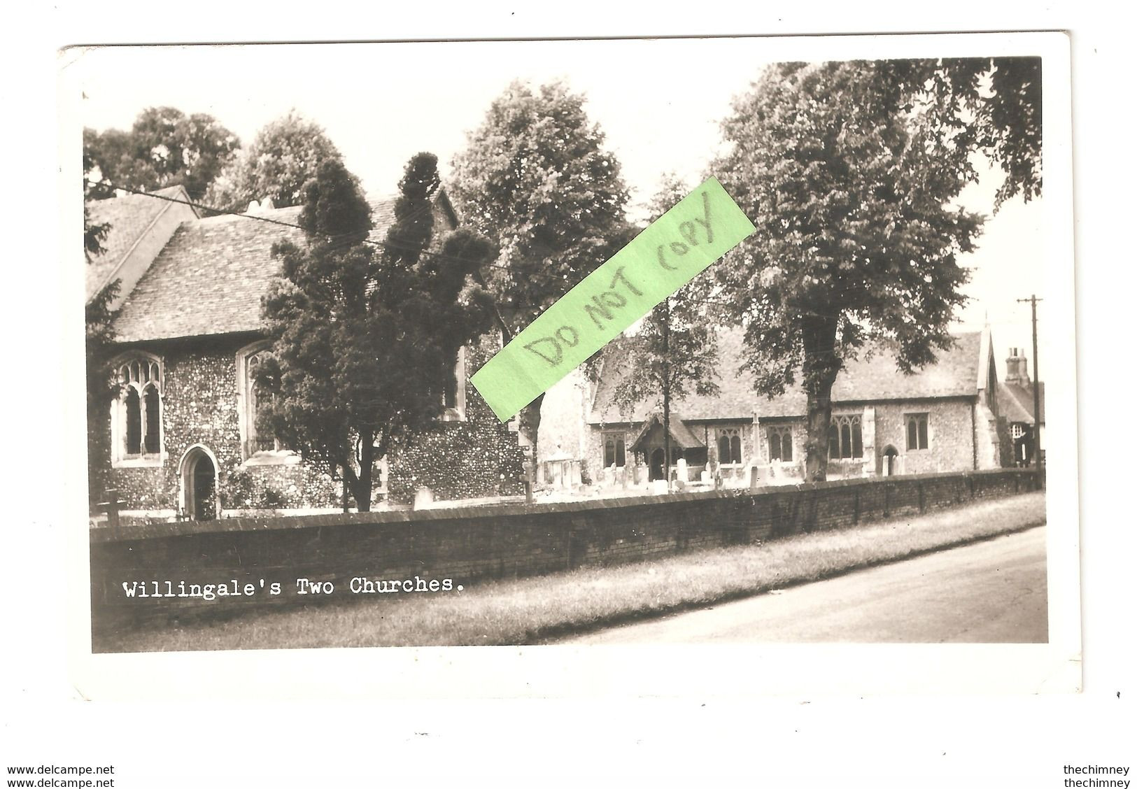 RP Postcard Willingdale Spain & Willingdale Doe Ongar Epping - Other & Unclassified