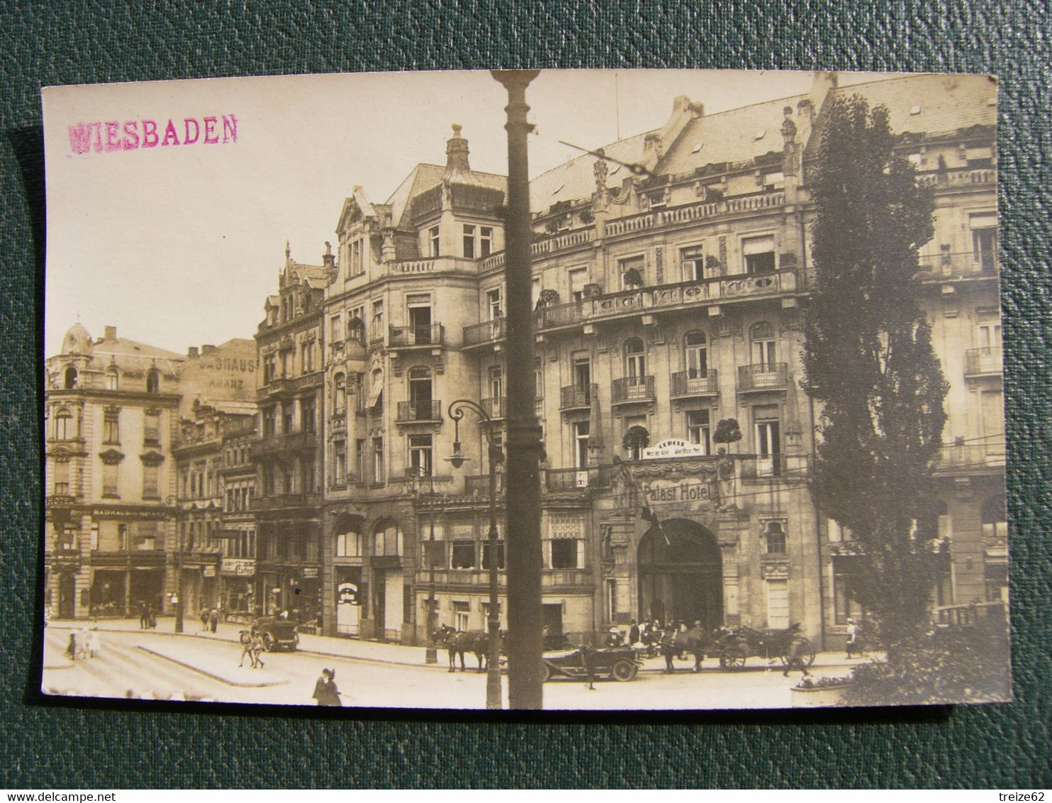 Carte Photo WIESBADEN Palast Hotel  Josef Poehlmann - Wiesbaden